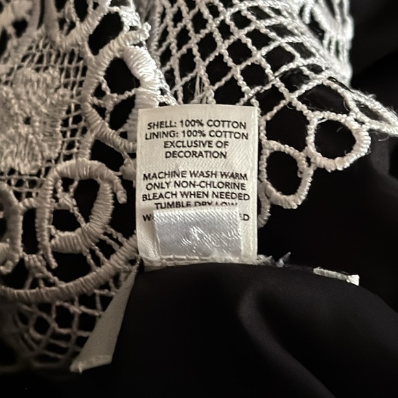 Loft black with white lace dress - Picture 5 of 5